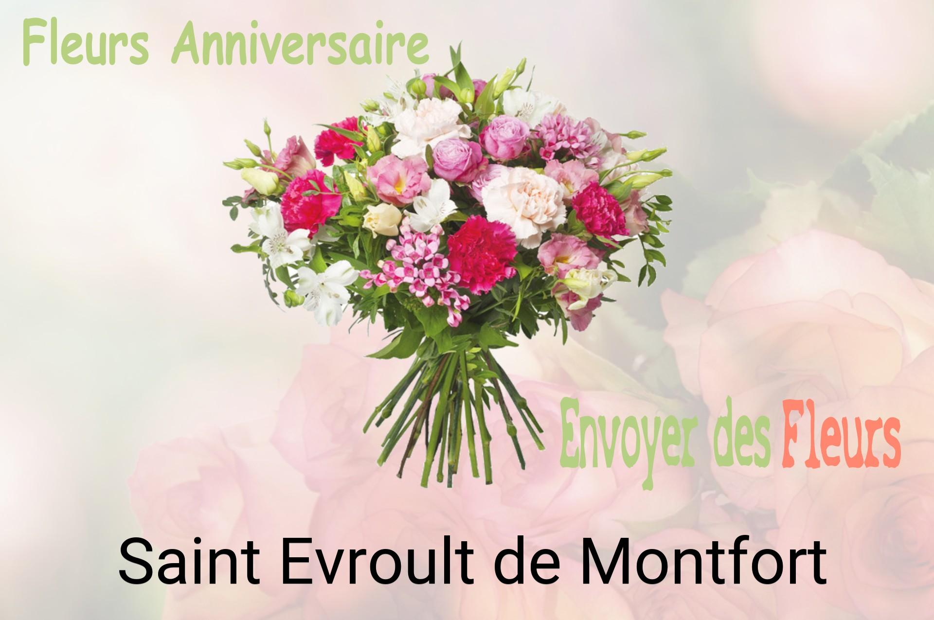 Bouquet de fleurs d’anniversaire livré à Saint-Evroult-de-Montfort