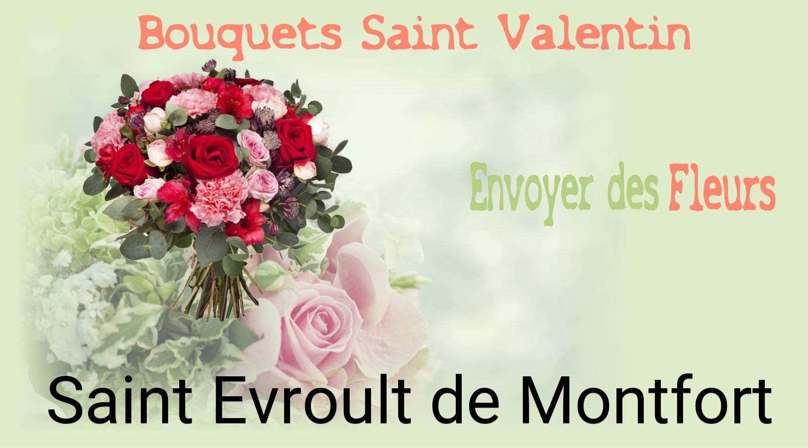 Roses de Saint-Valentin livrées à Saint-Evroult-de-Montfort